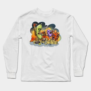 B-movie doodle Long Sleeve T-Shirt